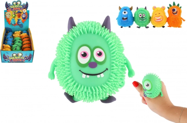 Anti-Stress Silikon-Monster zum Ziehen und Drücken 9 cm