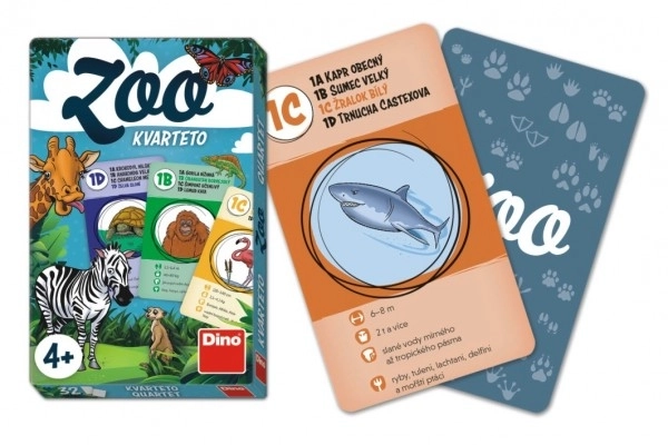 Kvartett Zoo Kartenspiel für Kinder