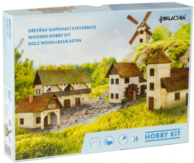 Alpenhaus – Holz-Klebebausatz 1:32