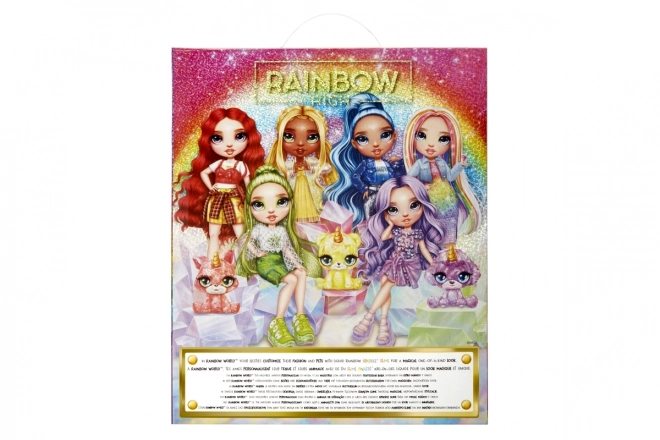 Rainbow High Modepuppe mit Tier - Violet Willow