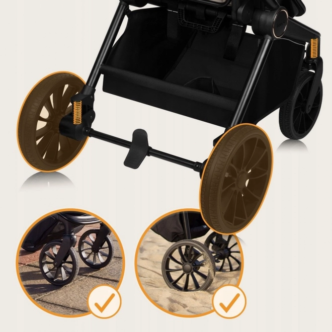 Lionelo kombinierter Kinderwagen Mika Plus 3v1 Beige