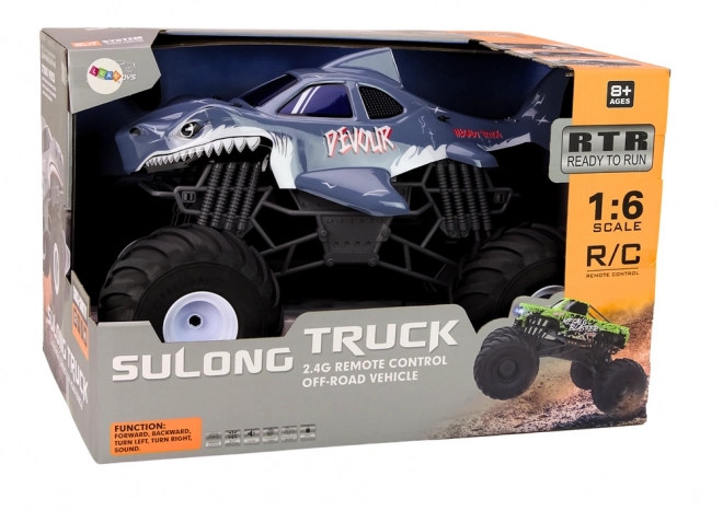 Großes ferngesteuertes Geländewagen 2.4G RC mit Hai-Thema