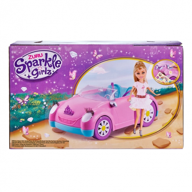 Sparkle Girlz Puppe mit Cabrio