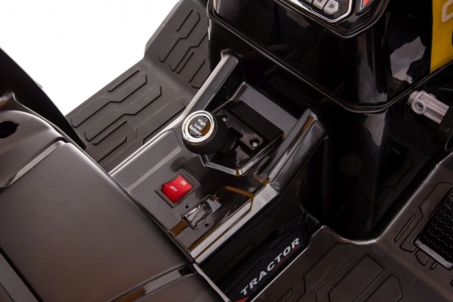 Kindertraktor mit Anhänger Gelb