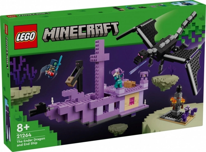 Lego Minecraft Enderdrache und Enderschiff