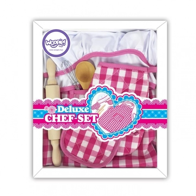 Woopie kleines kochset mit küchenschürze und küchenzubehör