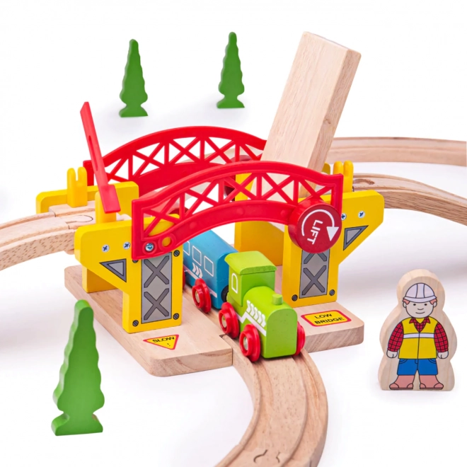 Großer Hebebock-Brücke für Eisenbahnspiel