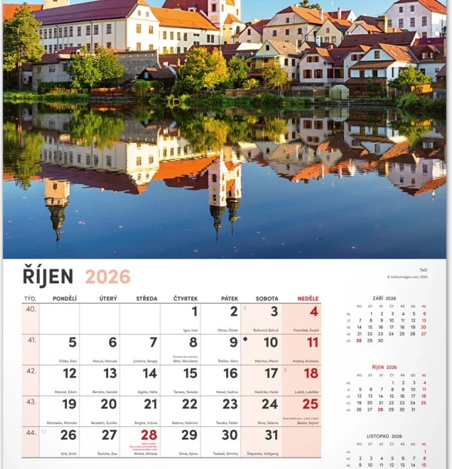 Wandkalender Mein Land 2026
