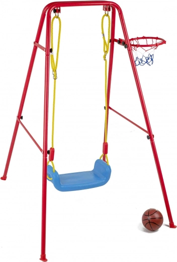 Schaukel und Basketball in einem