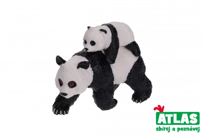 Figur von Panda mit Jungem