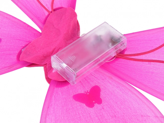 Leuchtendes Fee-Kostüm für Mädchen – Dunkelrosa