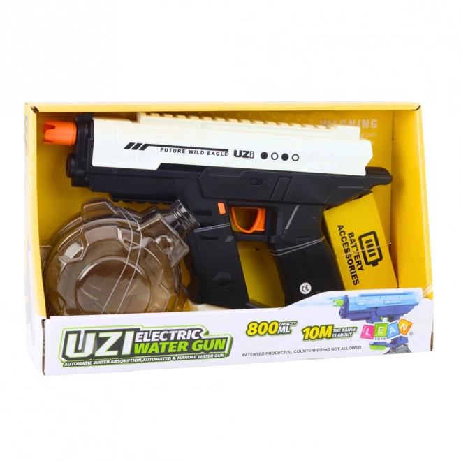 Elektrische Wasserpistole schwarz-weiß 800ml