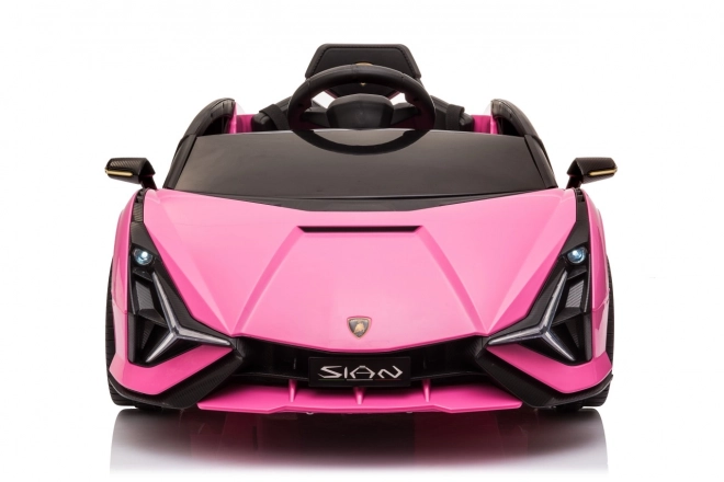 Lamborghini SIAN Kinderauto mit Batterie und Fernbedienung – Rosa