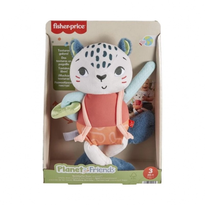 Fisher-Price Schnee-Leopard Baby-Sinnes-Spielzeug