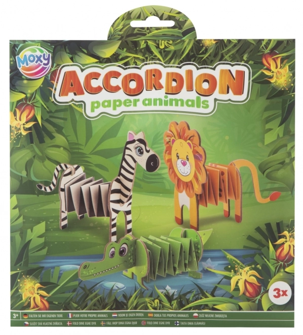 Faltbare Akkordeon-Papier-Tiere Moxy