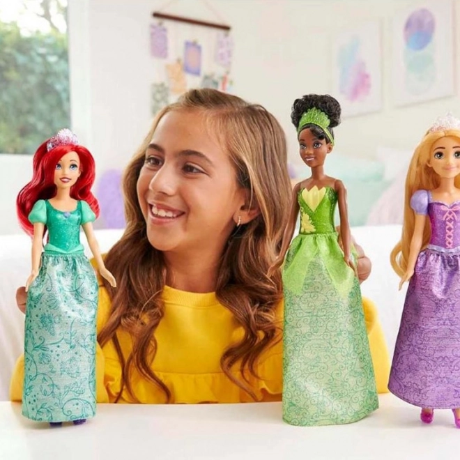 Mattel Disney Prinzessinnen Set mit 3 Puppen: Arielle, Tiana, Rapunzel