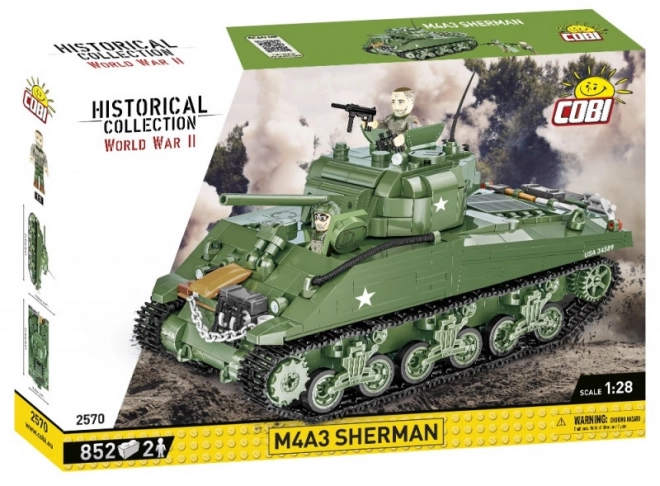 Cobi II Weltkrieg M4A3 Sherman Panzer Modell