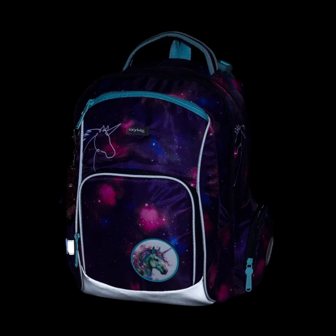 Schulrucksack Set OXY GO Unicorn