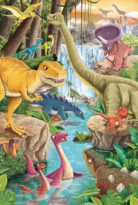 Schmidt Puzzle Dinosaurier Set 3x24 Teile