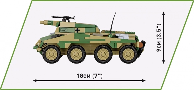 Bausteine historisches Fahrzeug Sd.Kfz. 234/3 Stummel