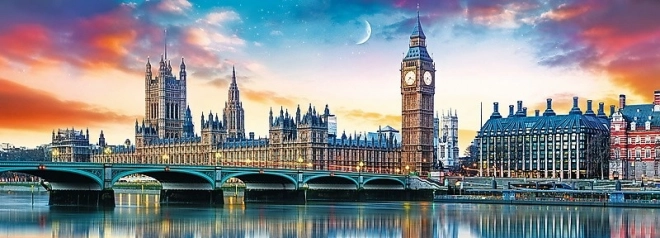 Panorama-Puzzle 500 Teile Big Ben und Westminster-Palast, London