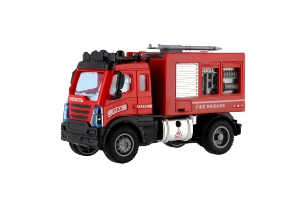 Feuerwehr Auto mit Rückziehmotor