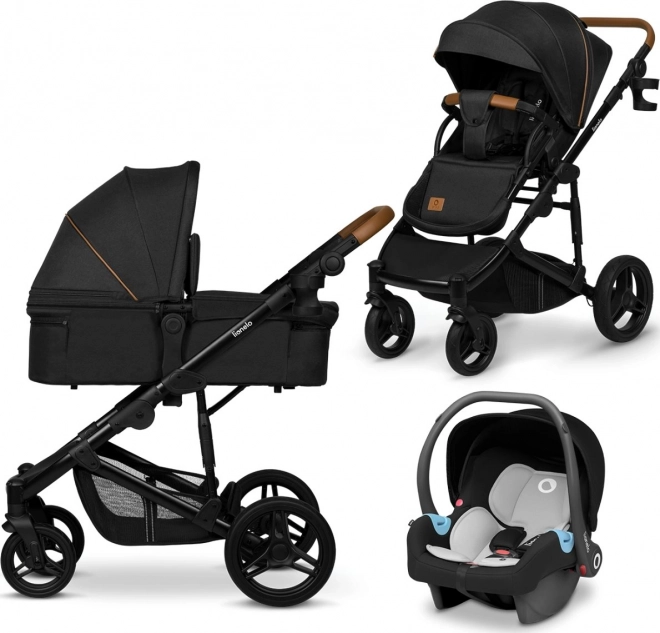 Kombikinderwagen 3in1 Lionelo Mari Tour Black Onyx