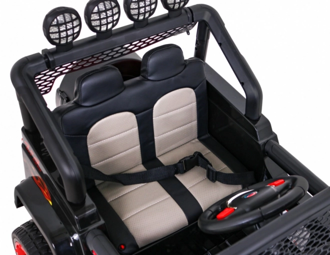 Geländewagen Raptor Drifter Flames + Fernbedienung + Antrieb 4x4 + Stauraum + Langsamer Start + MP3 LED