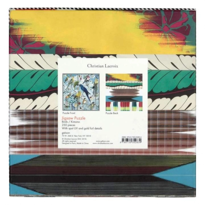 Doppelseitiges Puzzle Vogel-Sinfonie 250 Teile