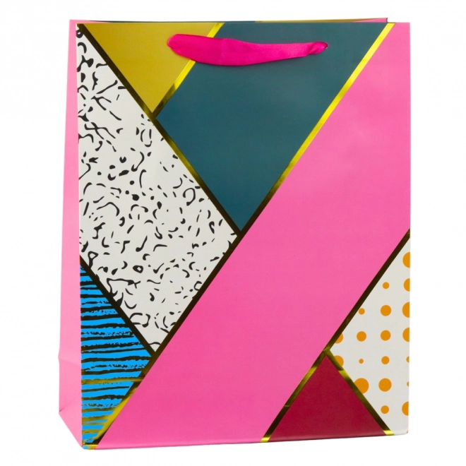 Papiergeschenktüte geometrische Muster