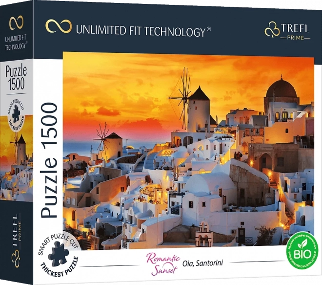 Romantischer Sonnenuntergang: Oia, Santorini Puzzle von TREFL