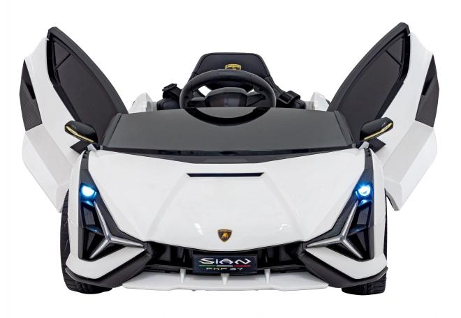 Lamborghini SIAN Kinderauto mit Batterie und Fernbedienung – Weiß