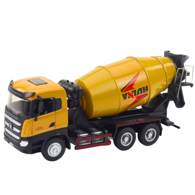 Metallischer Betonmischer LKW Huina Khaki 1:50