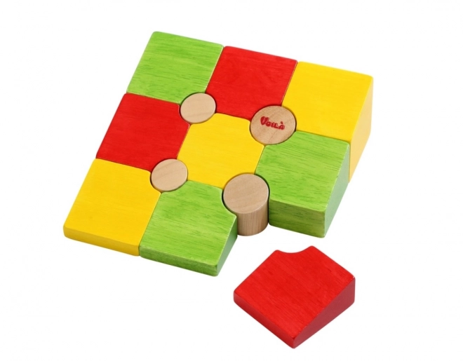 Dreidimensionales Holzpuzzle für Kinder