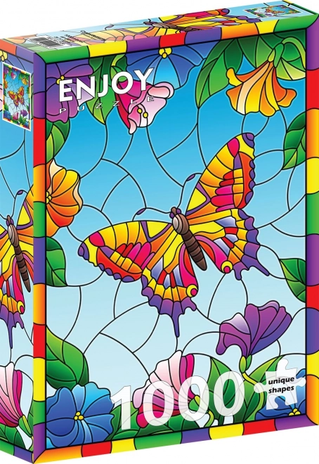 Kristallpuzzle Schmetterling 1000 Teile