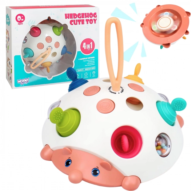 Woopie Baby 4-in-1 Sensorisches Spielzeug Igel Pop-it