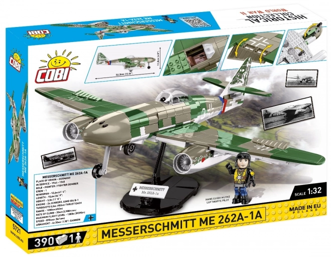 Historisches Flugzeugmodell Messerschmitt Me262