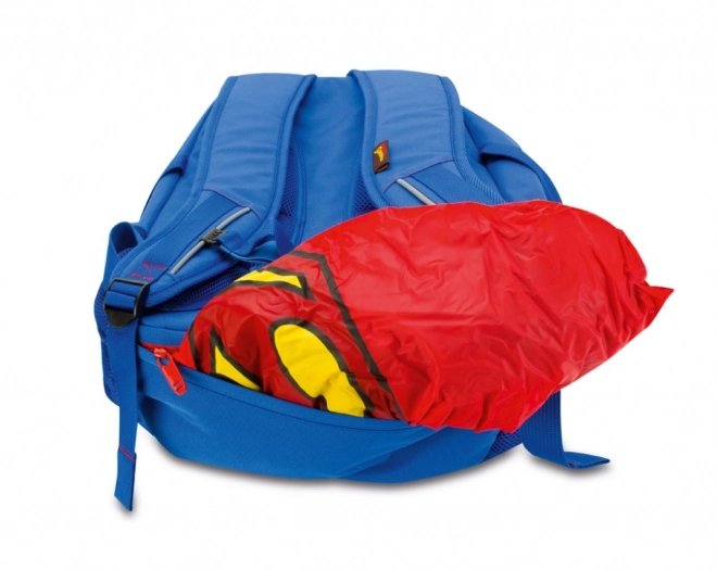 Schulrucksack mit Poncho Superman Original