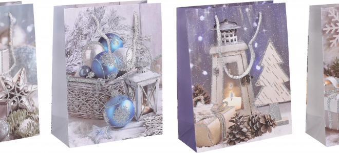 Geschenktasche Weihnachten S 18 × 23 × 8 cm