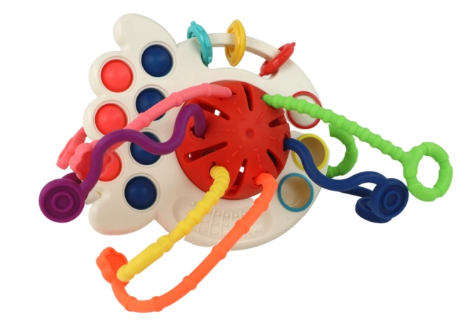 Bunter Sensorik-Beißring für Babys