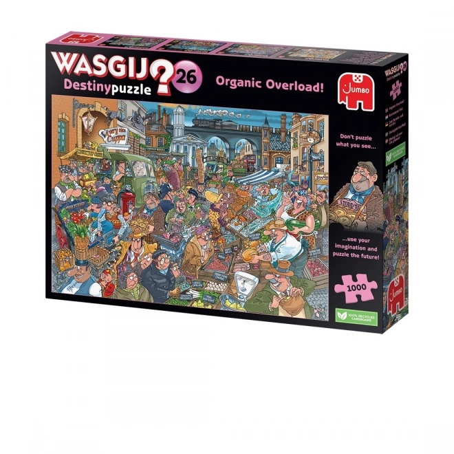 Puzzle 1000 Teile Wasgij Davy auf dem Markt