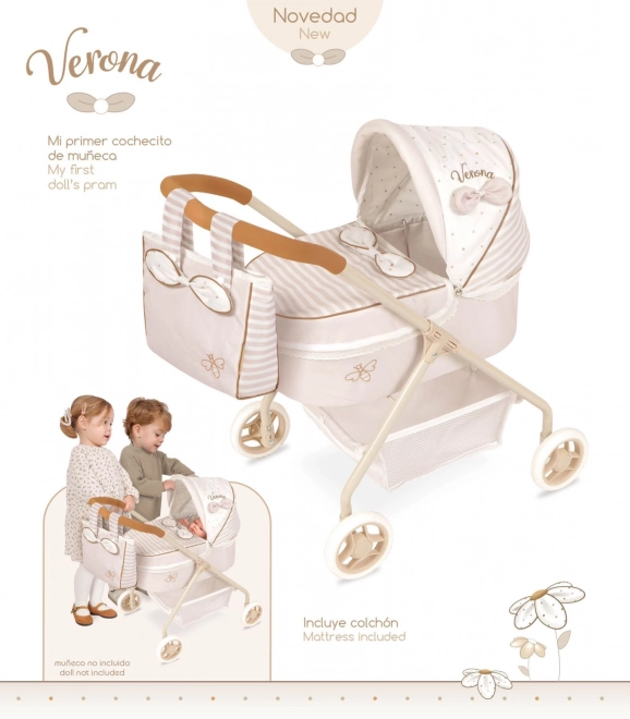 Mein erster Puppenwagen mit Tasche Verona