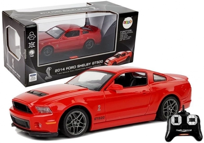 Ferngesteuertes Auto Ford Shelby Rot