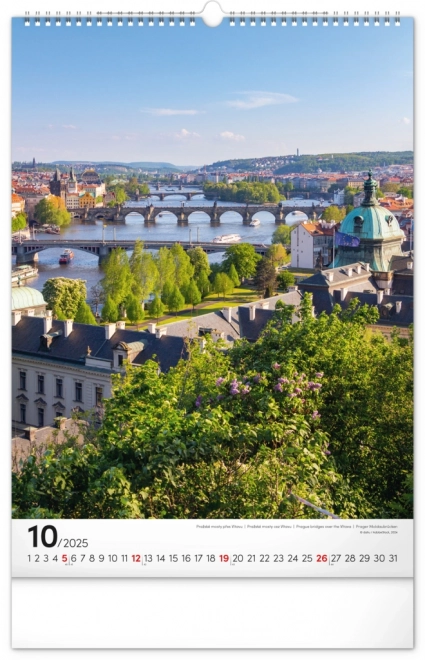 Wandkalender Prag 2025