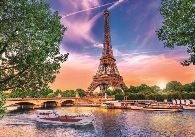 Trefl Puzzle mit Sortierer 2-in-1 Eiffelturm Paris 1000 Teile