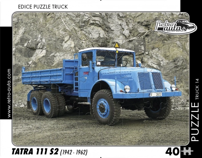 Retro-Puzzle Truck Tatra 111 S2