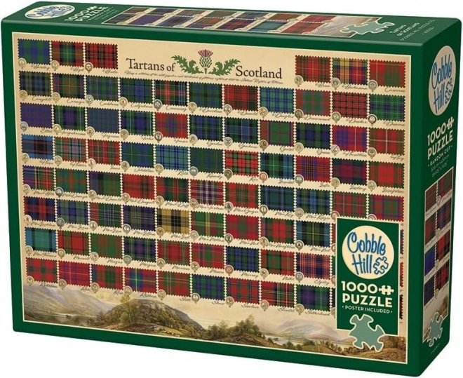 Cobble Hill Puzzle Schottische Tartans 1000 Teile