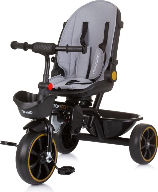 Chipolino Dreirad mit Verdeck Max Sport 2-in-1 Ash Grey