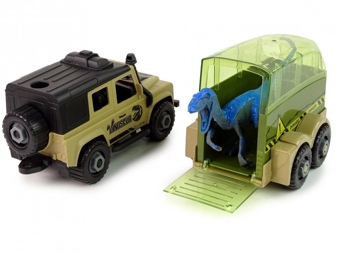 Diy Geländewagen Transporter Dino-Spielzeug