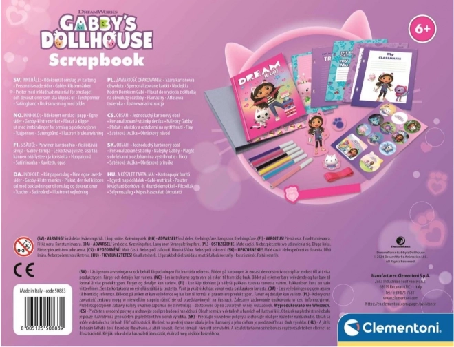 Set zum Erstellen eines Tagebuchs: Gabby's Dollhouse